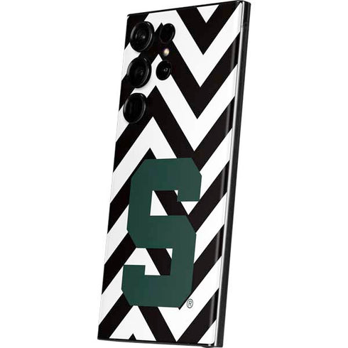 Michigan State University Spartans S Chevron Galaxy Skins